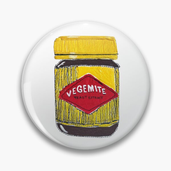 Item preview, Vegemite Jar original multi media painting designed and sold by KateIvesArt.