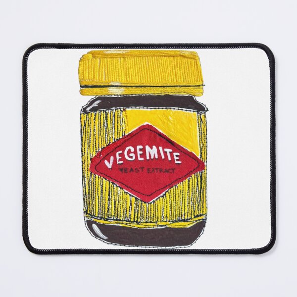 Artikelvorschau, Vegemite-Glas – Original-Multimedia-Gemälde entworfen und verkauft von KateIvesArt.