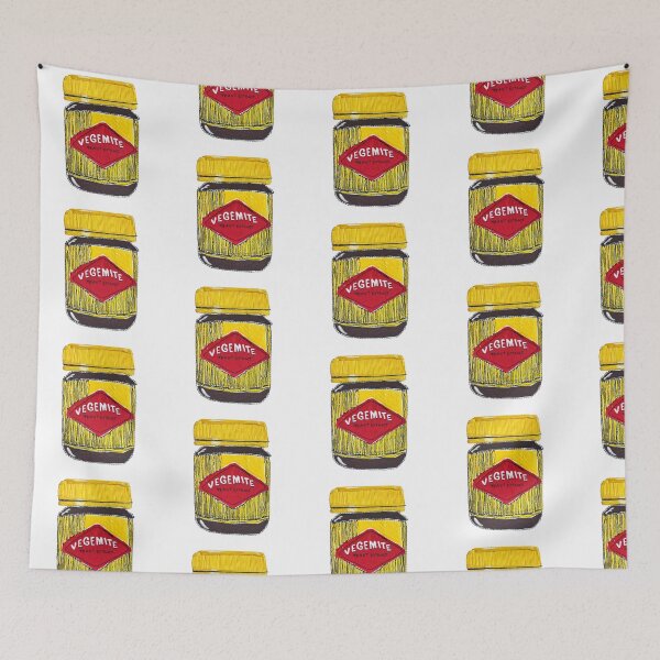 Item preview, Vegemite Jar original multi media painting designed and sold by KateIvesArt.
