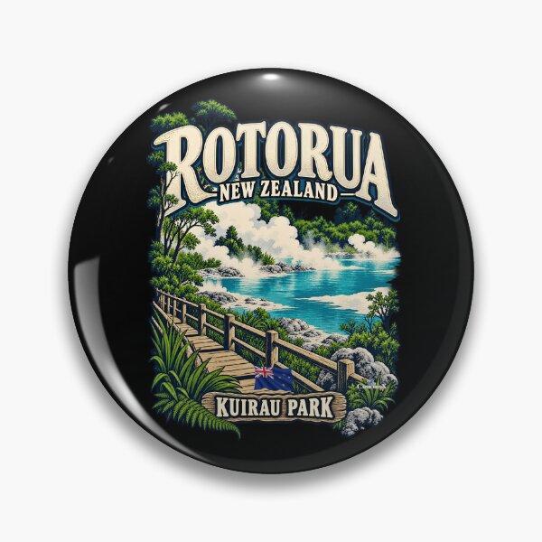 Artikelvorschau, Rotorua Kuirau Park Geothermal Walk entworfen und verkauft von EvergreenPark - Tee Studio.