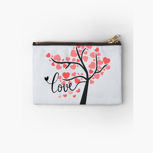 Item preview, LOVE tree with rose colored hearts designed and sold by SuncatcherPhoto.