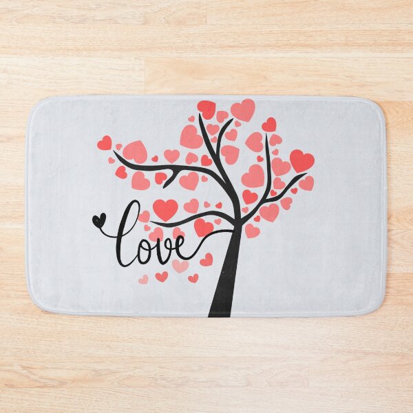 Item preview, LOVE tree with rose colored hearts designed and sold by SuncatcherPhoto.