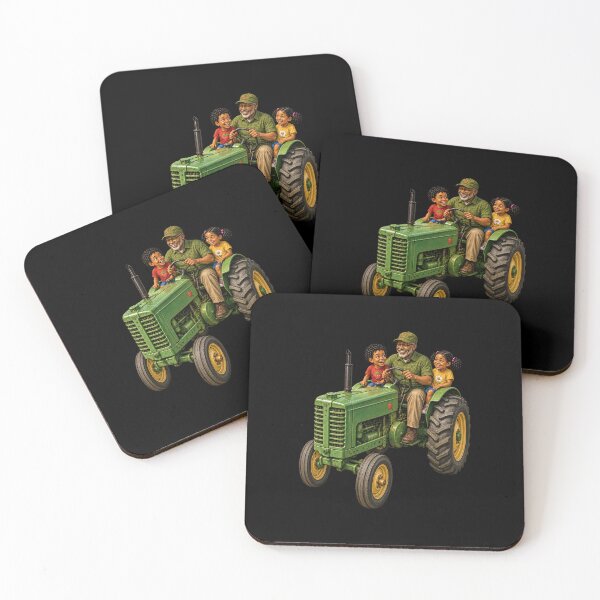 Item preview, Grandpa Grandchildren Driving Agricultural Vehicle designed and sold by fungear.