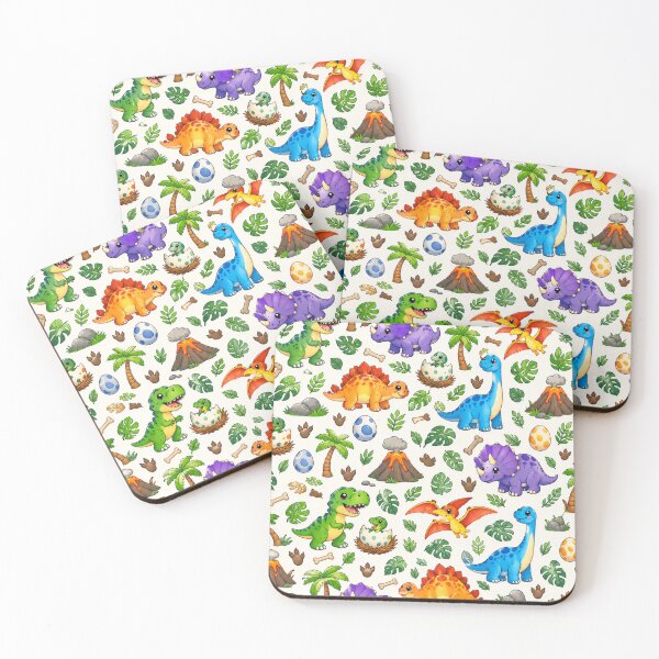 Item preview, Cute dinosaur pattern designed and sold by urbanshop7.