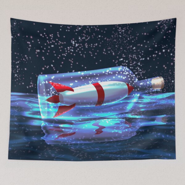 Item preview, Spaceship in a Bottle  designed and sold by MasqueradeMagic.