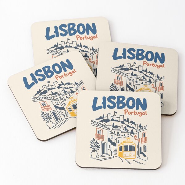 Item preview, Lisbon Portugal Vintage Yellow Tram Travel designed and sold by MavtM.