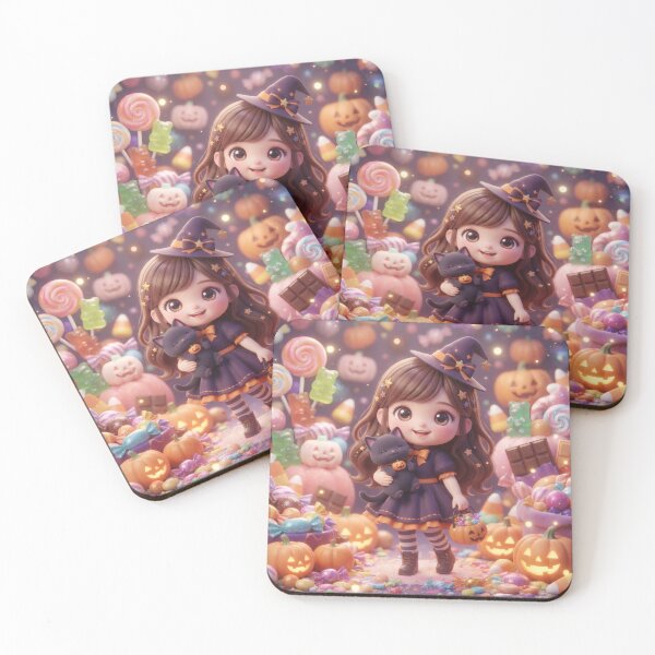 Item preview, Little Witch Black Cat Treats designed and sold by Azurart2.