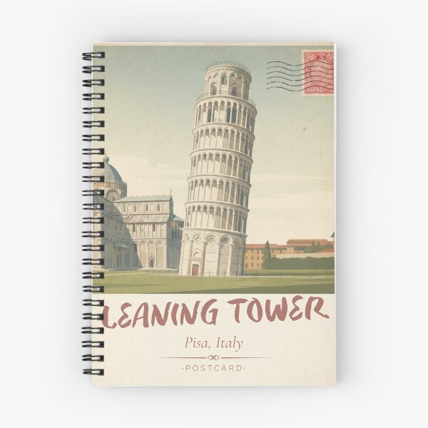Item preview, Leaning Tower of Pisa Vintage Travel Poster – Pisa Italy designed and sold by DesignMaxa.