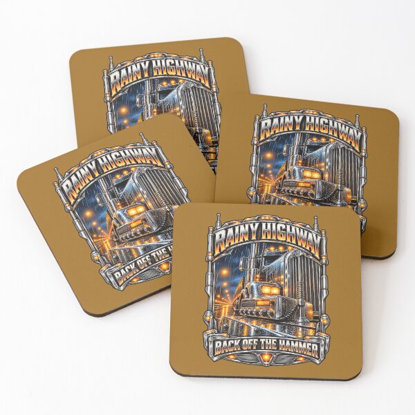 Item preview, Rainy Highway Trucker & Back Off The Hammer designed and sold by NomadForge.