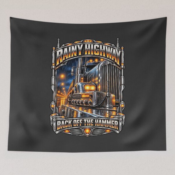 Item preview, Rainy Highway Trucker & Back Off The Hammer designed and sold by NomadForge.