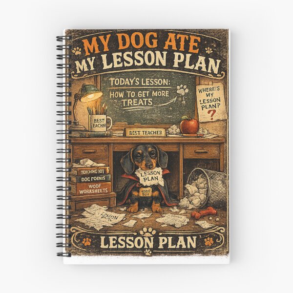 Item preview, My Dog Ate My Lesson Plan Funny Dachshund Teacher designed and sold by vitotheking.