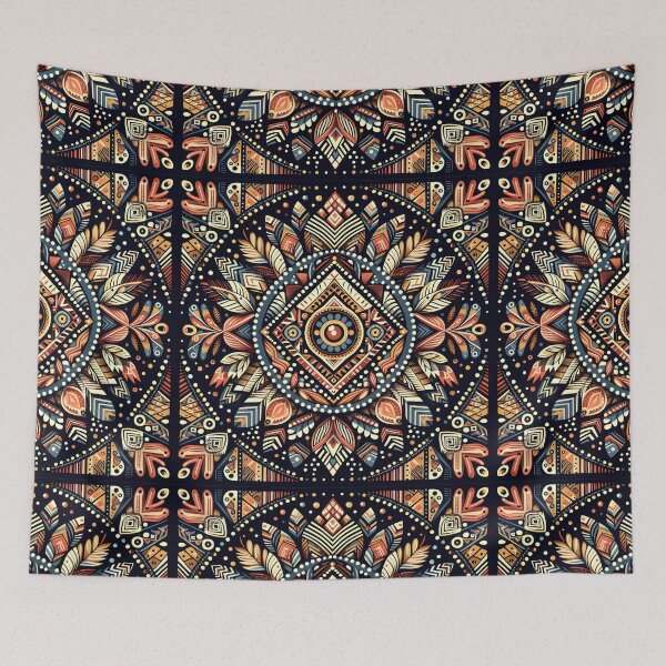 Item preview, Ornamental Geometric Mandala – Earthy Botanical Pattern designed and sold by Apex Designs.