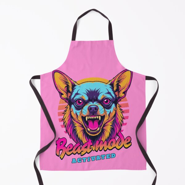 Item preview, Chihuahua Beast Mode - Neon Cyberpunk Horror designed and sold by PixelsPaws.