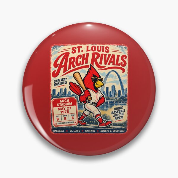 Item preview, St. Louis Arch Rivals Vintage Baseball Shirt, Retro Gateway City Baseball Tee, Old School Missouri Sports Graphic designed and sold by GhostDawgs.