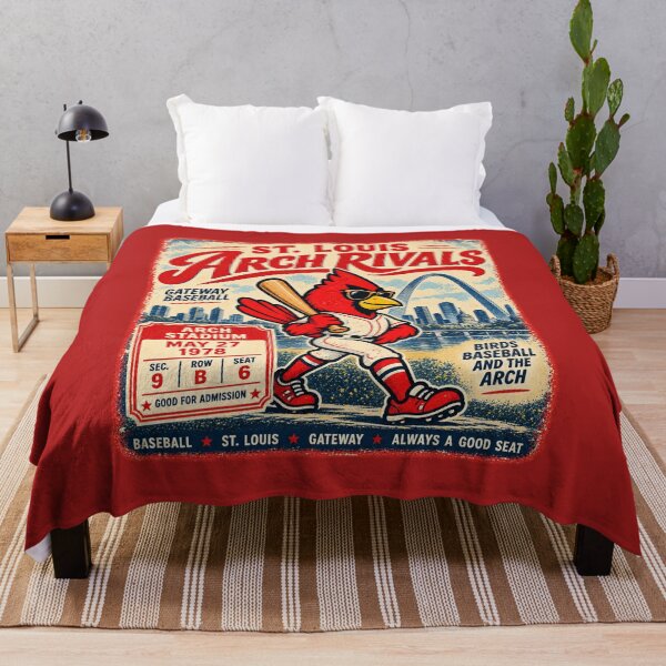 Artikelvorschau, St. Louis Arch Rivals Vintage Baseball-Shirt, Retro Gateway City Baseball-T-Shirt, Old School Missouri Sportgrafik entworfen und verkauft von GhostDawgs.