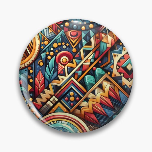 Item preview, Colorful Geometric Mosaic – Bold Maximalist Abstract Pattern designed and sold by Apex Designs.