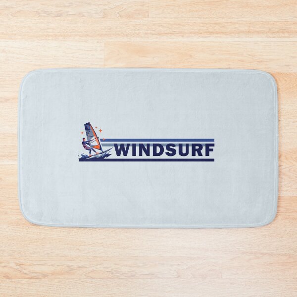 Item preview, Windsurf Extreme Water Sports Sailboarding Blue Orange Graphic designed and sold by KiwiRider.