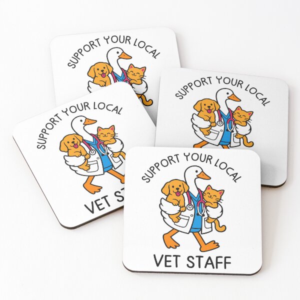Item preview, Support Your Local Vet Staff designed and sold by gunaone-design.