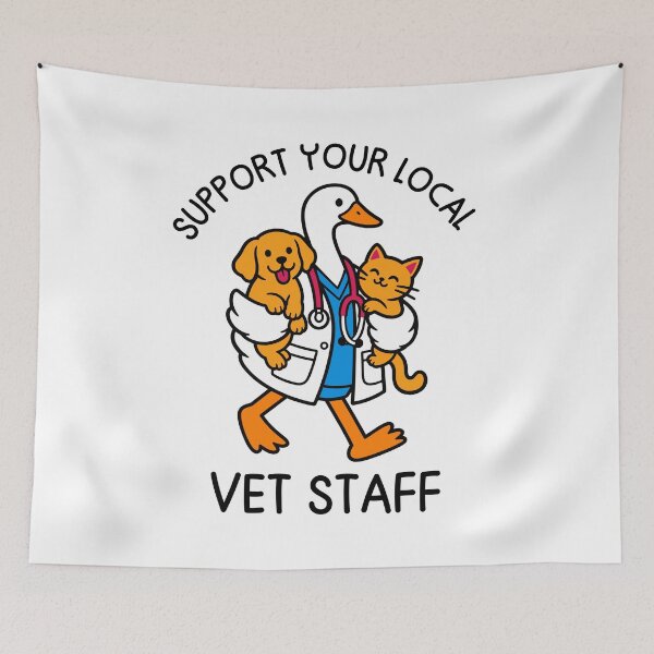 Item preview, Support Your Local Vet Staff designed and sold by gunaone-design.
