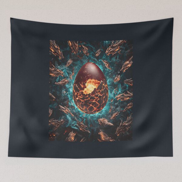 Item preview, Dragon Egg Hatching, 3d Render, Rich Burgundy designed and sold by Checho30.