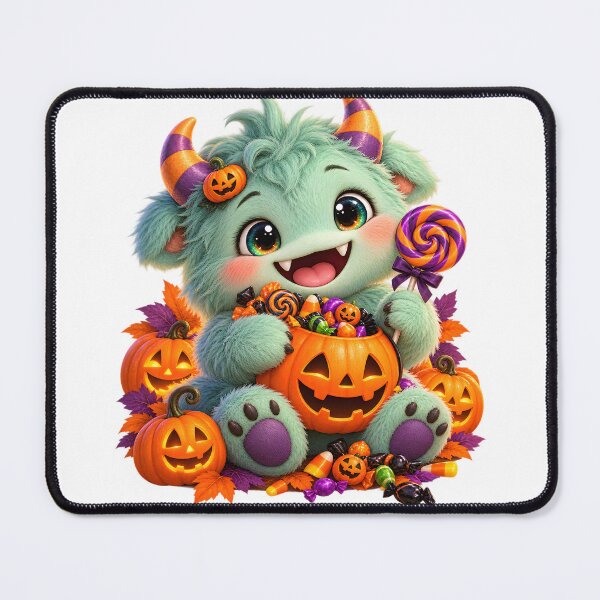 Item preview, Cute Fluffy Halloween Monster designed and sold by Dovarune.