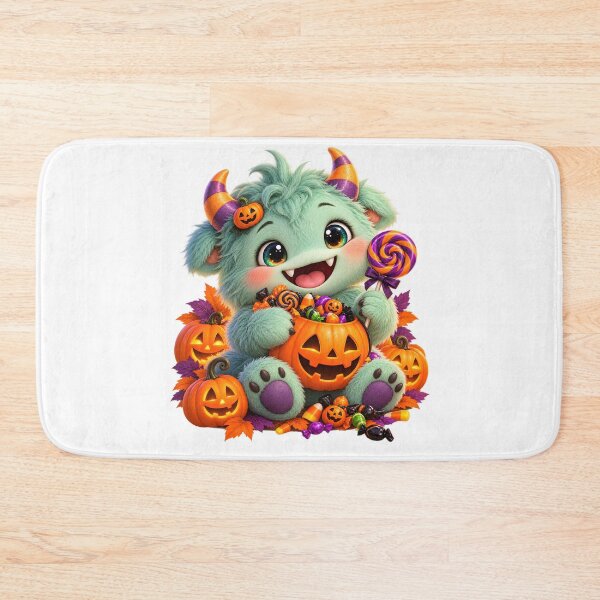 Item preview, Cute Fluffy Halloween Monster designed and sold by Dovarune.