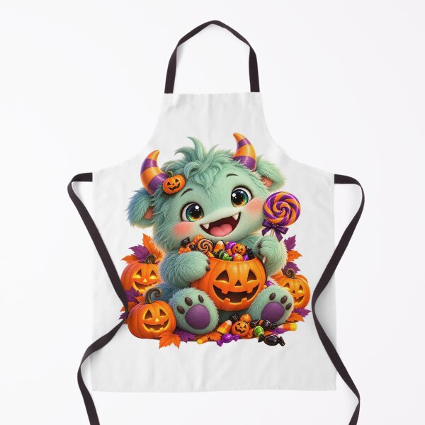 Item preview, Cute Fluffy Halloween Monster designed and sold by Dovarune.