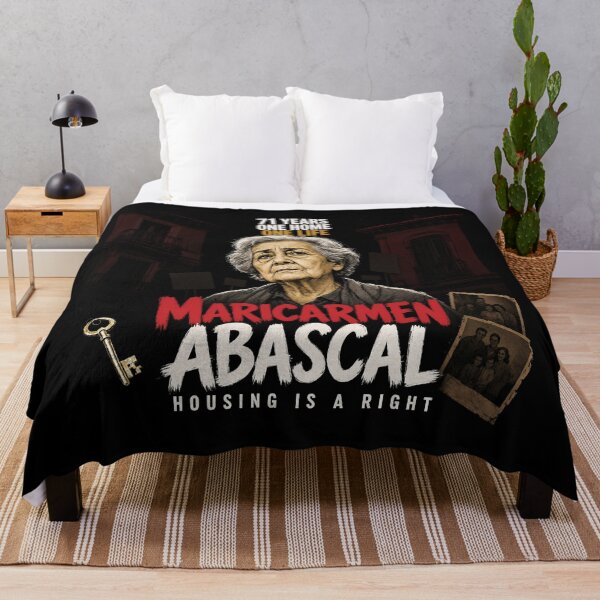 Item preview, Maricarmen Abascal 71 Years One Home One Life Housing Rights designed and sold by Etch-art.