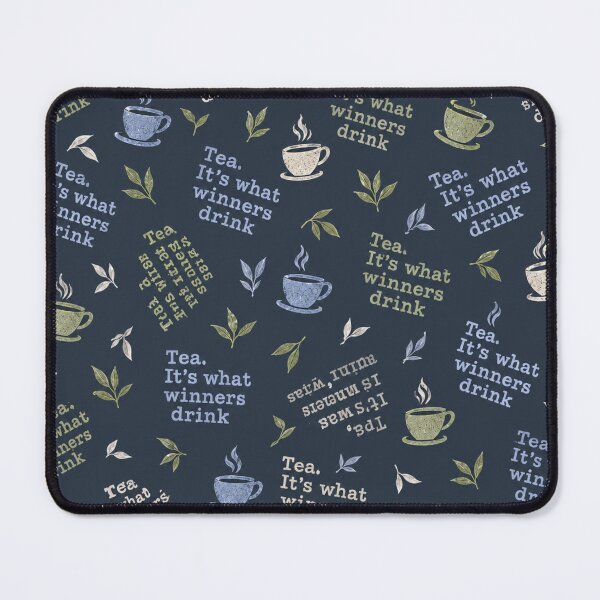 Item preview, Tea It’s What Winners Drink – Vintage Tea Lover Pattern designed and sold by MimiSabu.