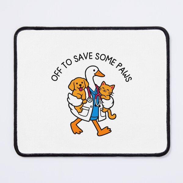 Item preview, Funny Animal Doctor Goose Veterinary Tech Gift designed and sold by gunaone-design.