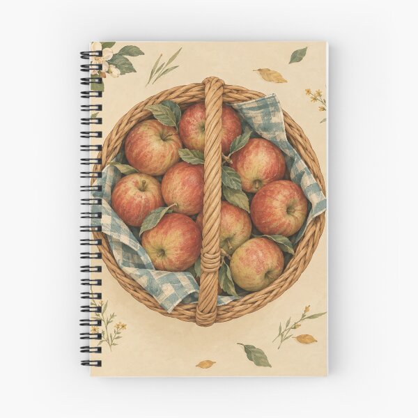 Item preview, Autumn Apple Basket Garden Still Life designed and sold by hattie's.
