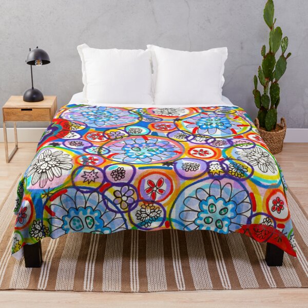 Item preview, Flowers & Circles designed and sold by wackieqwerkie.