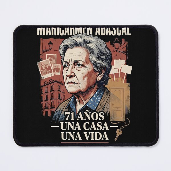 Item preview, Maricarmen Abascal Housing Is a Right Madrid Housing Rights Protest designed and sold by Etch-art.