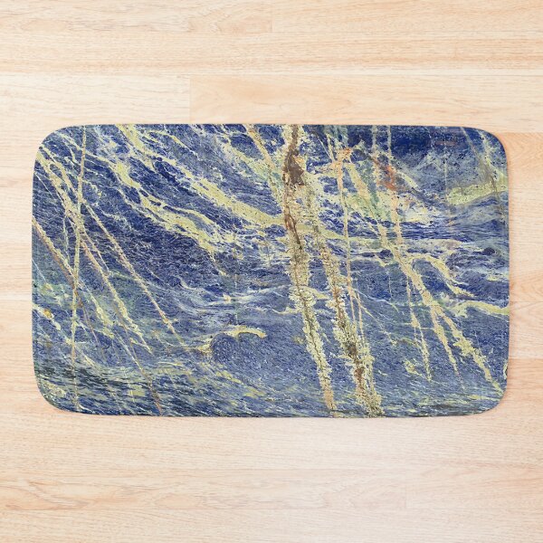 Item preview, Blue and Grey Abstract Map Landscape in Stone - Blue Meridian designed and sold by Atlas-of-Worlds.