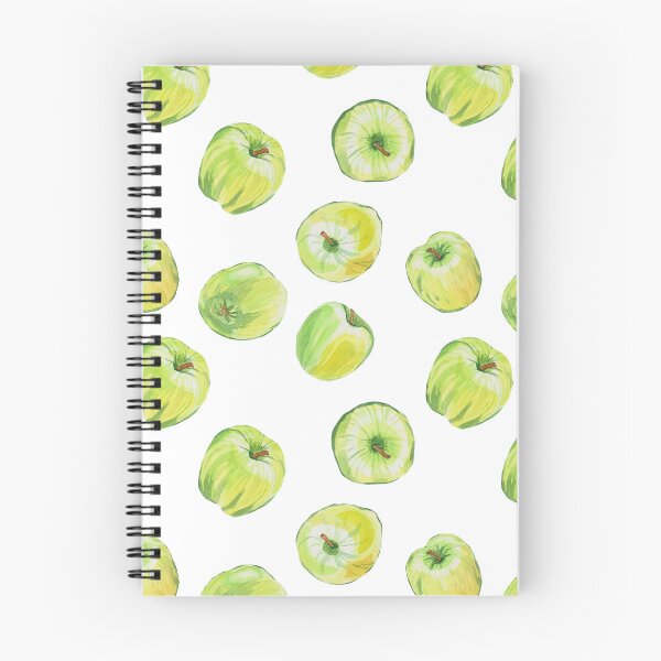 Item preview, Green apples pattern designed and sold by Lubakeep-art.