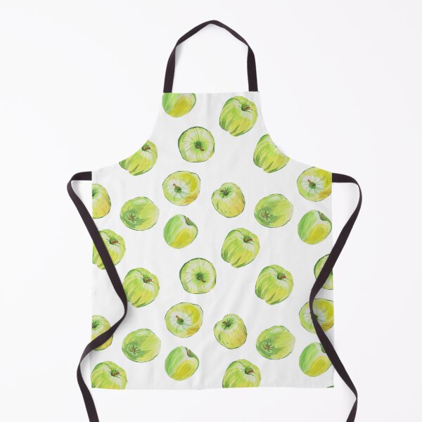 Item preview, Green apples pattern designed and sold by Lubakeep-art.