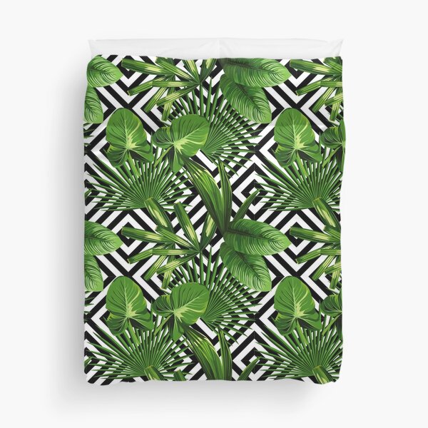Vista previa del artículo con la obra «Hoja de palma exótica de la selva», diseñado y vendido por newburyboutique.