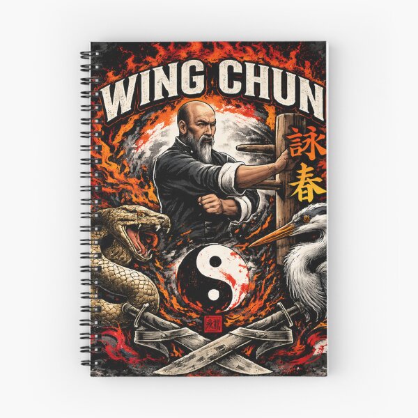 Item preview, Wing Chun Kung Fu Master Snake Crane Yin Yang Martial Arts designed and sold by Fei Long Design Hub.