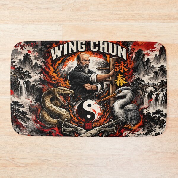 Item preview, Wing Chun Kung Fu Master Snake Crane Yin Yang Martial Arts designed and sold by Fei Long Design Hub.
