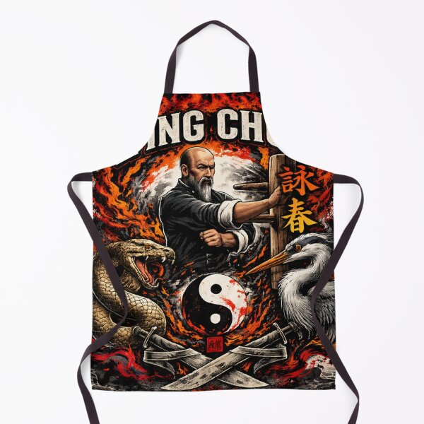 Item preview, Wing Chun Kung Fu Master Snake Crane Yin Yang Martial Arts designed and sold by Fei Long Design Hub.