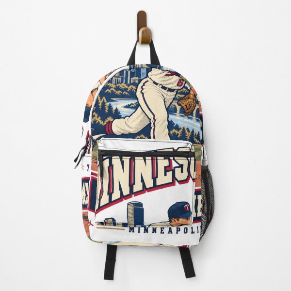 Item preview, Minnesota Twins Vintage Double Play Baseball Art designed and sold by Dresut.