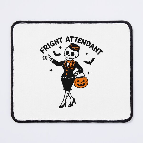 Item preview, Fright Attendant Skeleton Funny Halloween designed and sold by gunaone-design.