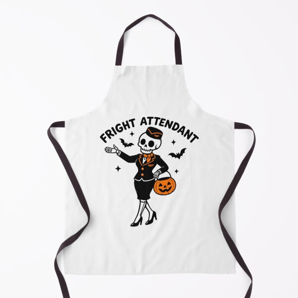 Item preview, Fright Attendant Skeleton Funny Halloween designed and sold by gunaone-design.