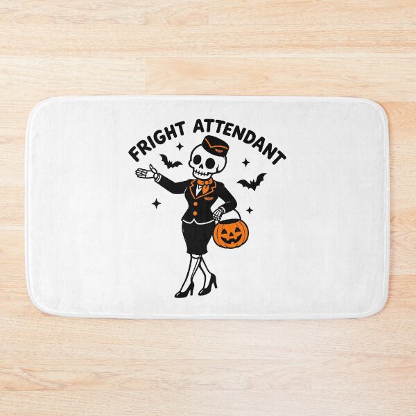 Item preview, Fright Attendant Skeleton Funny Halloween designed and sold by gunaone-design.
