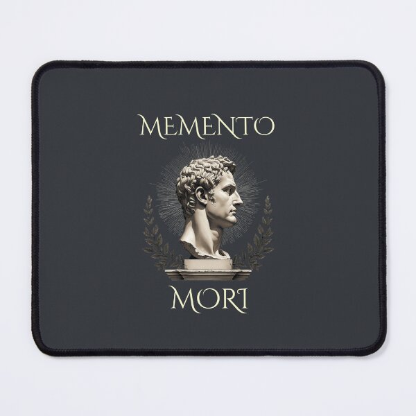 Item preview, MEMENTO MORI Latin Quote | Remember You Must Die | Stoic Philosophy designed and sold by semenol.