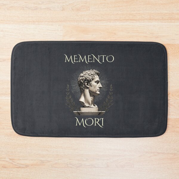 Item preview, MEMENTO MORI Latin Quote | Remember You Must Die | Stoic Philosophy designed and sold by semenol.
