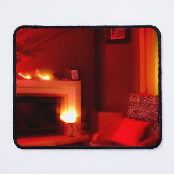 Item preview, Red Interior Warm Light Moody Room Photography designed and sold by Marino4ka.