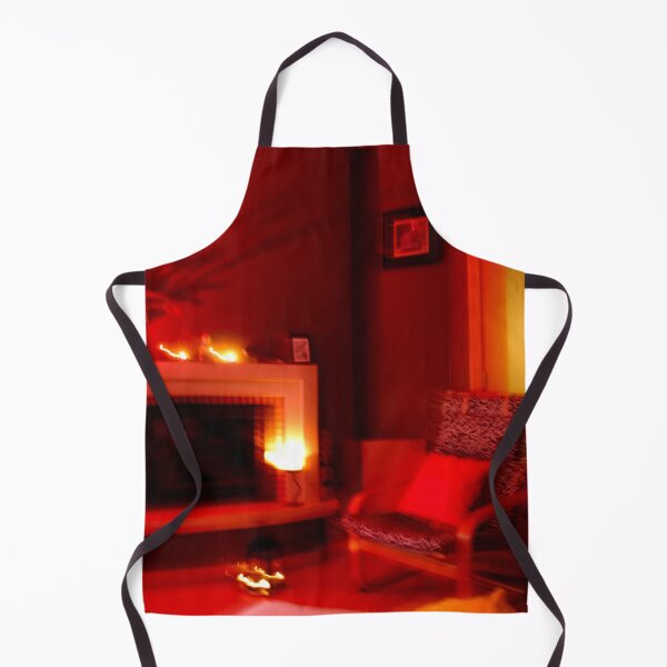 Item preview, Red Interior Warm Light Moody Room Photography designed and sold by Marino4ka.