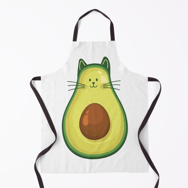 Item preview, Cute Avocatto - Funny Avocado Cat Pun designed and sold by YellowLion.