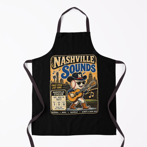 Item preview, Nashville Sounds Vintage Baseball Shirt, Retro Music City Baseball Tee, Old School Tennessee Sports Mascot Graphic designed and sold by GhostDawgs.